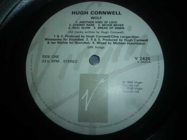 画像: HUGH CORNWELL/WOLF