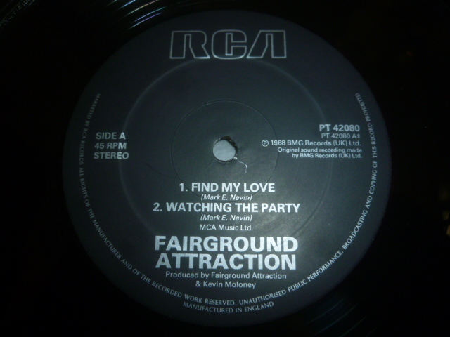 画像: FAIRGROUND ATTRACTION/FIND MY LOVE (12")