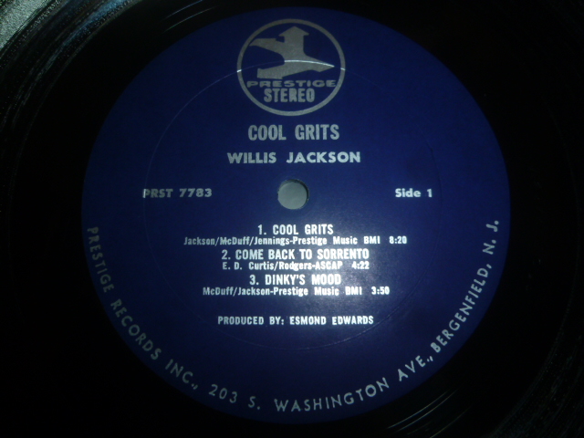 画像: WILLIS JACKSON/COOL GRITS