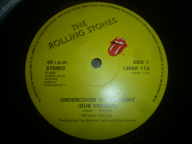 画像: ROLLING STONES/UNDERCOVER OF THE NIGHT (12")