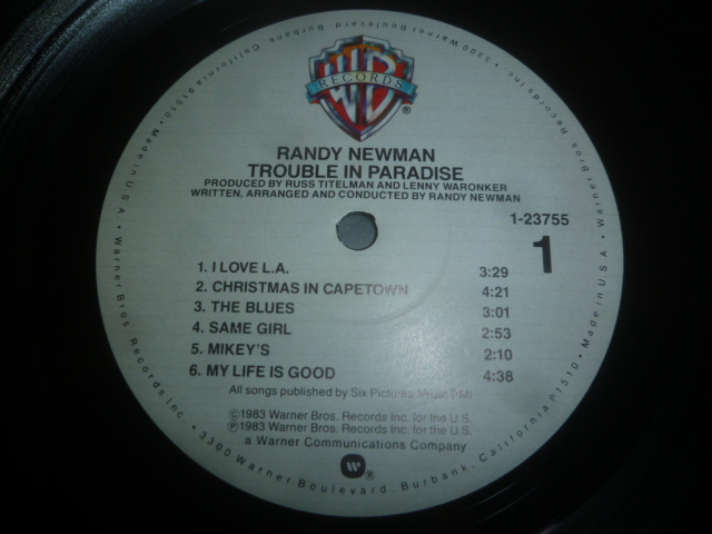 画像: RANDY NEWMAN/TROUBLE IN PARADISE