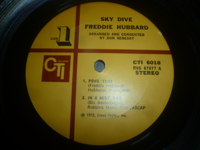 画像: FREDDIE HUBBARD/SKY DIVE