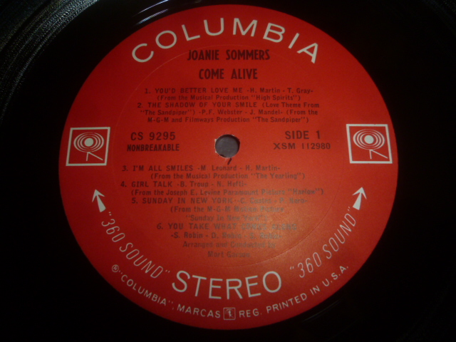 画像: JOANIE SOMMERS/COME ALIVE!