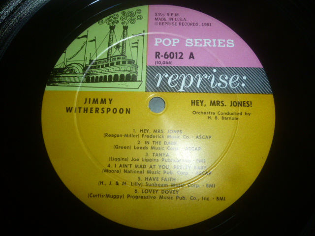 画像: JIMMY WITHERSPOON/HEY, MRS. JONES