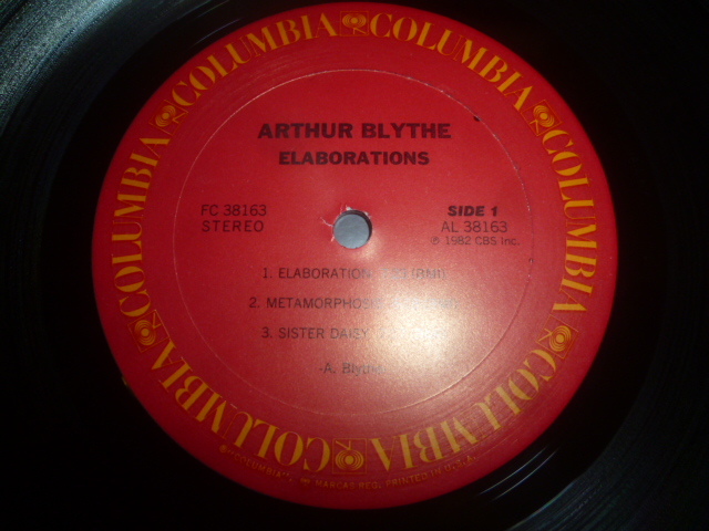 画像: ARTHUR BLYTHE/ELABORATIONS