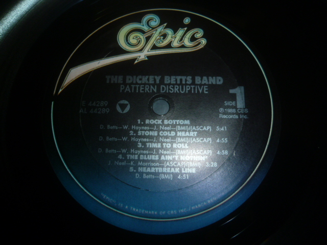 画像: DICKEY BETTS BAND/PATTERN DISRUPTIVE