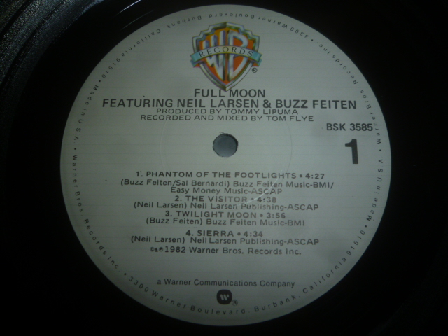 画像: FULL MOON/FEATURING NEIL LARSEN & BUZZ FEITEN