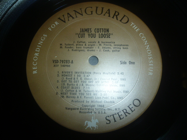 画像: JAMES COTTON/CUT YOU LOOSE