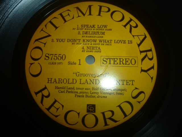 画像: HAROLD LAND QUINTET/GROOVEYARD