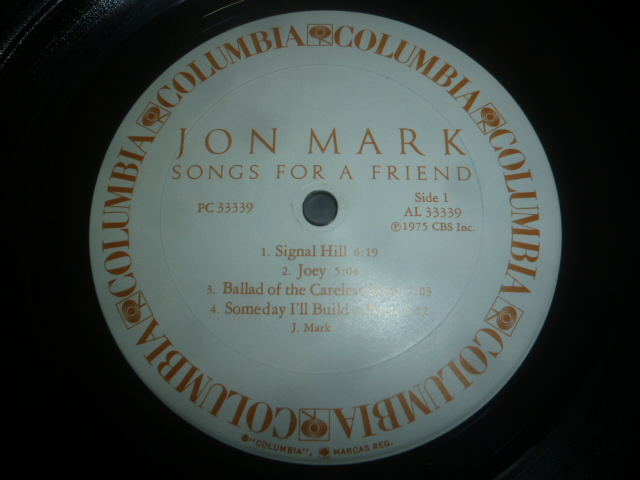 画像: JON MARK/SONGS FOR A FRIEND