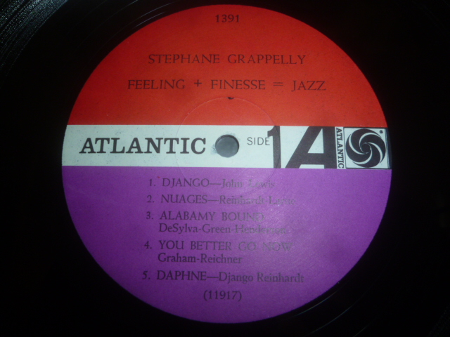 画像: STEPHANE GRAPPELLY/FEELING + FINESSE = JAZZ